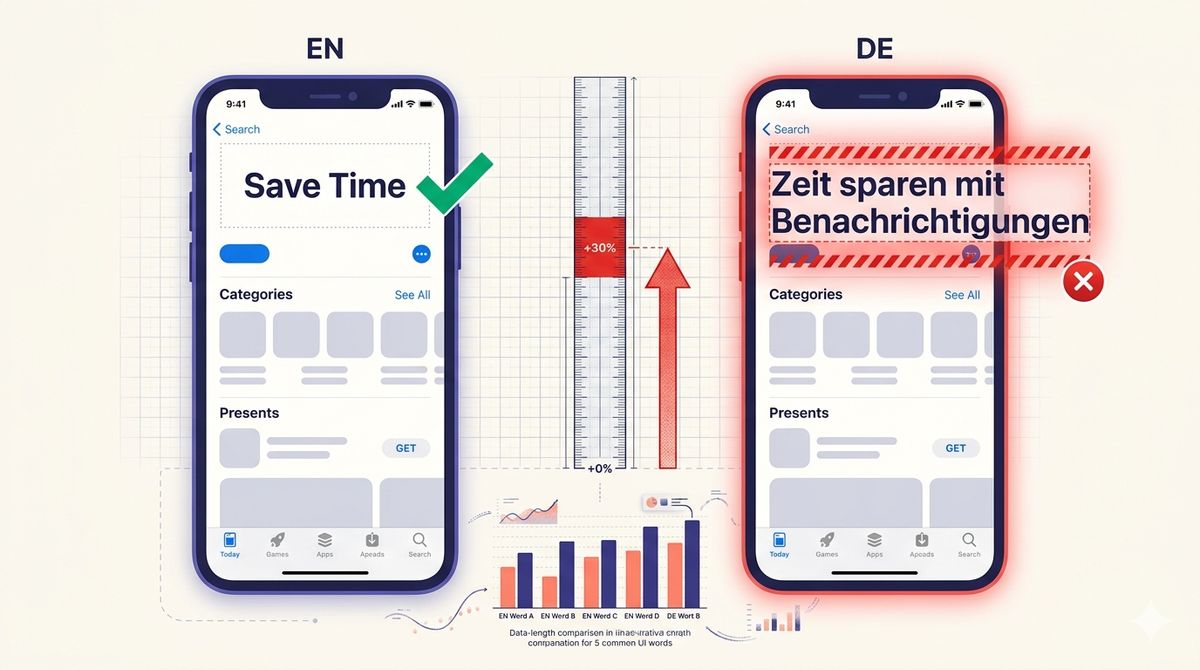 App Store Screenshot Text Expansion by Language: All 41 Locales, German to Chinese (2026)