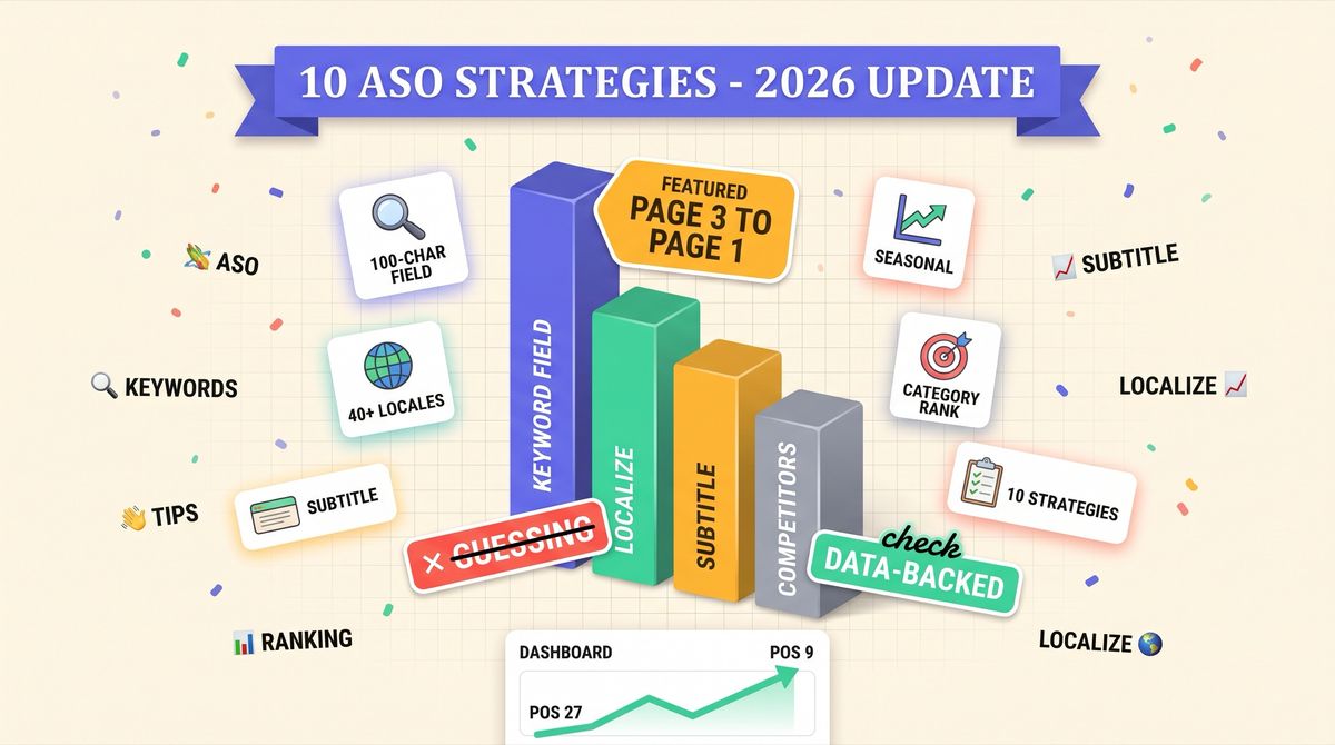 10 ASO Keyword Optimization Strategies That Actually Work
