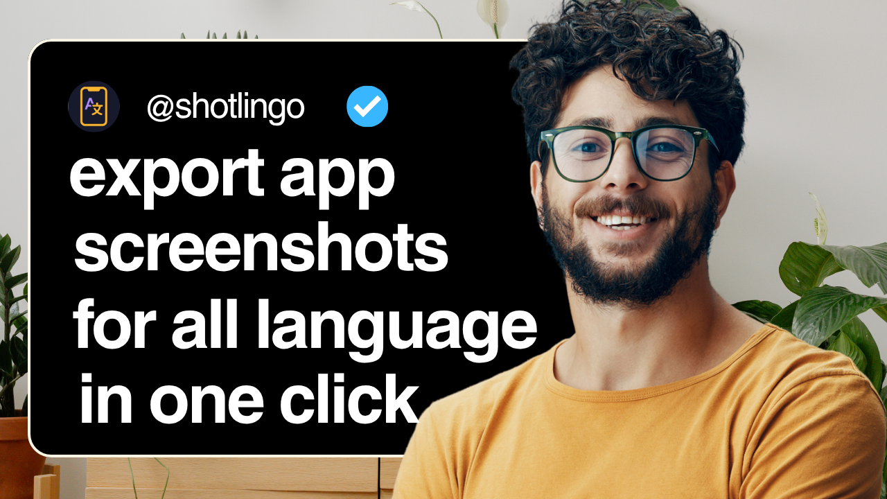 Export App Store Screenshots for All Languages in One Click
